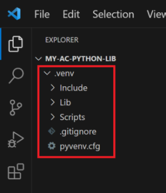 vscode-python-venv-folder